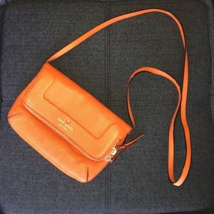 Orange Kate Spade Cross Body Purse!